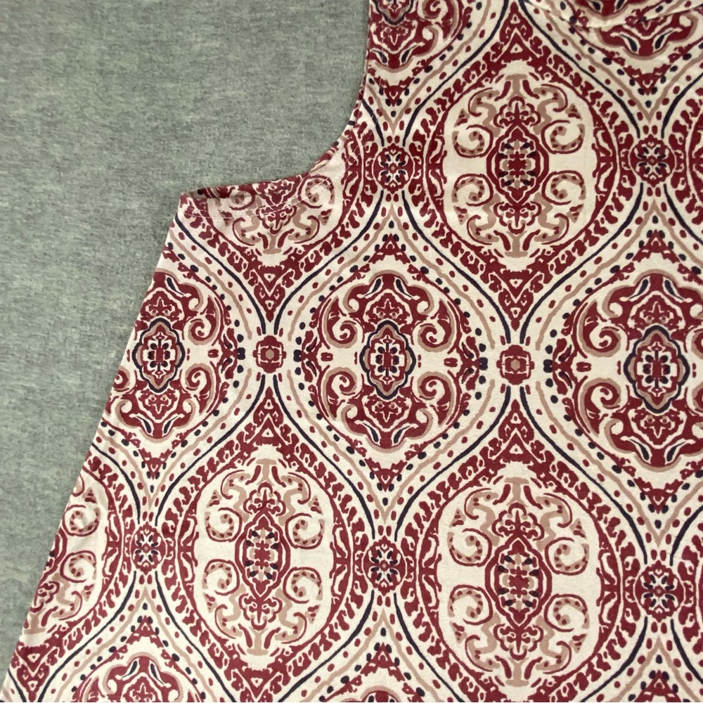Soul Sanctuary Womens Geometric Designed Sleeveless Blouse Size M - Picture 3 of 12